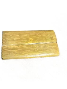 Louis Vuitton Yellow Epi Leather Long Wallet